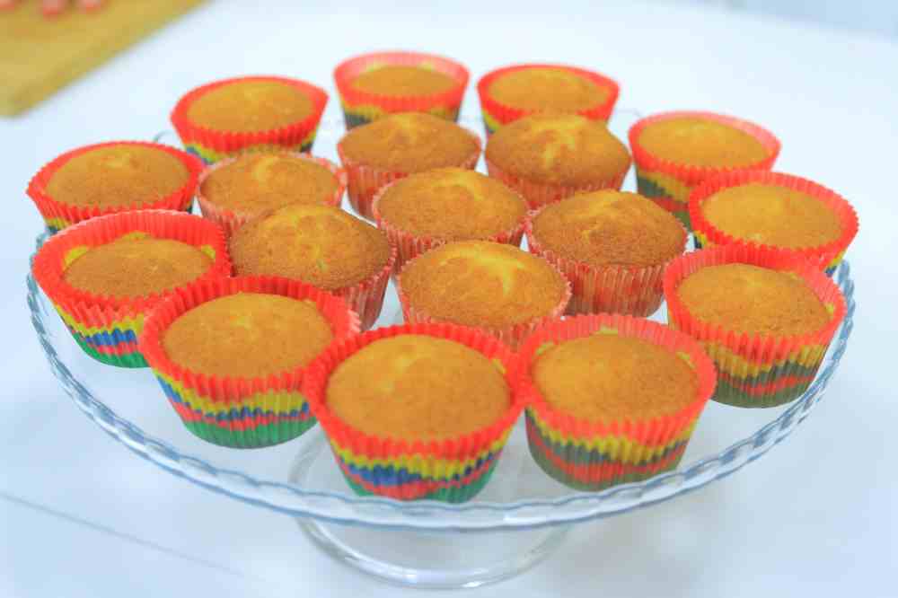 كب كيك بالزبدة