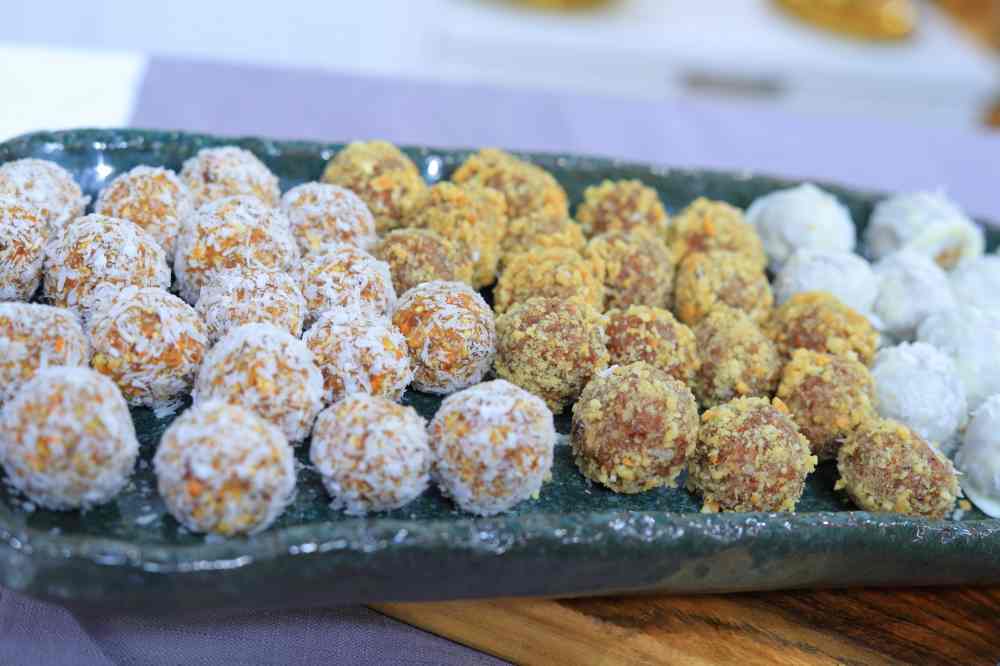 كرات الطاقة بزبدة الفول السوداني