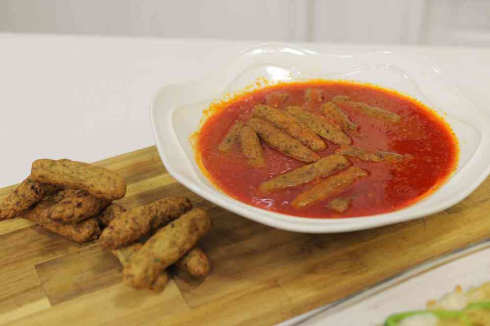 كفتة سمك بالصلصة