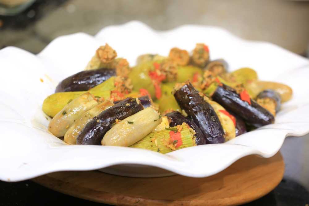 محشي بنكهة الفحم