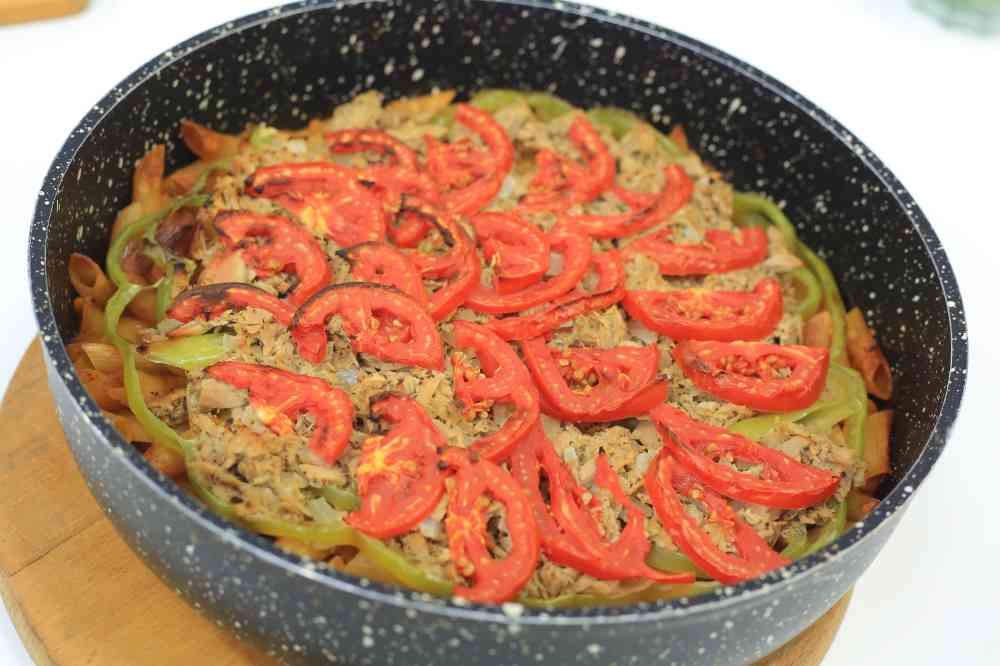 مكرونة بالتونة