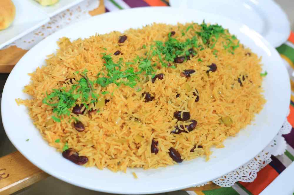 أرز بالفاصوليا الحمراء