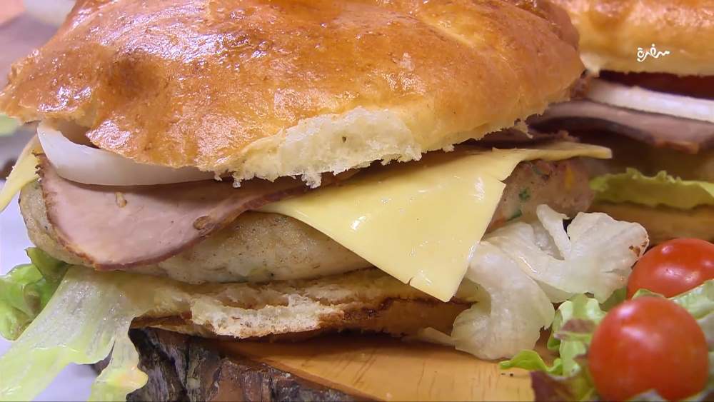 برجر الدجاج