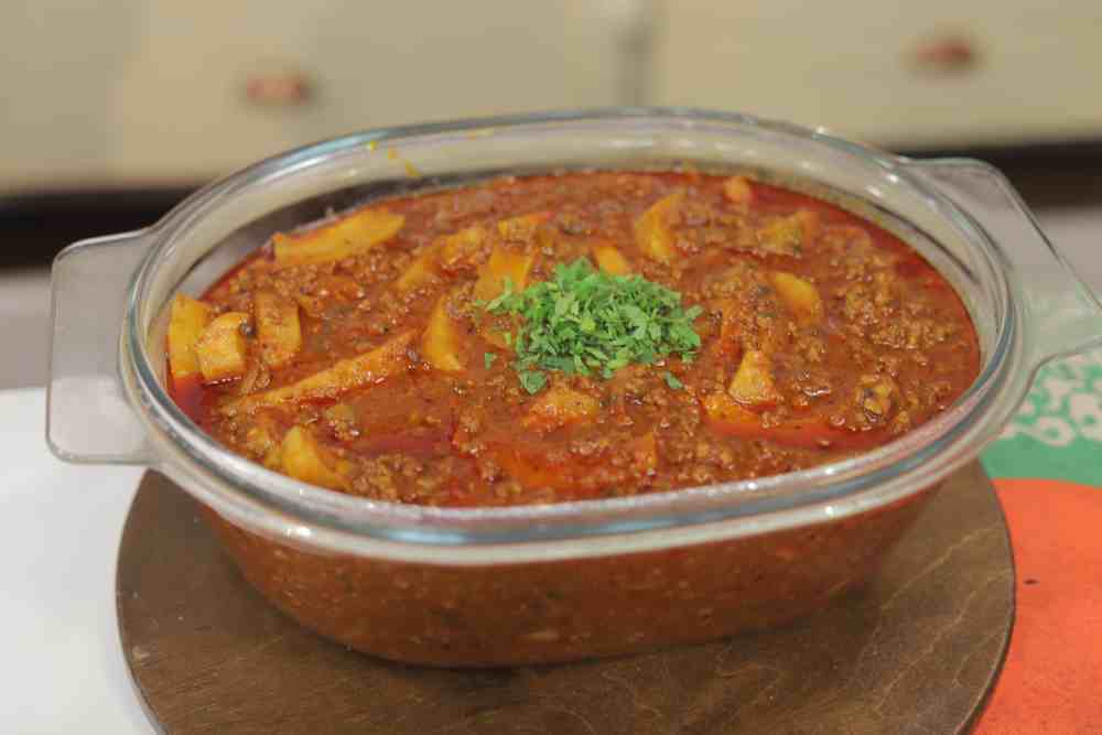 خرشوف باللحمة المفرومة