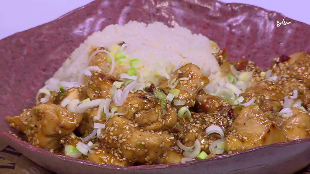 دجاج بصوص الجنزبيل والفلفل