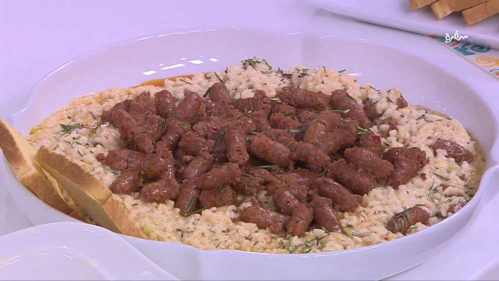 ريزوتو بالسجق
