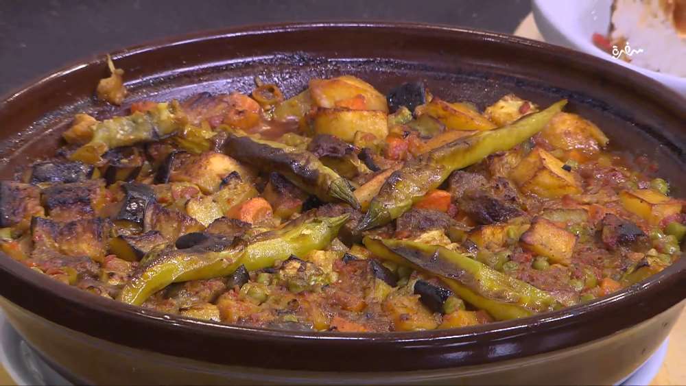 طاجن تورلي باللحمة