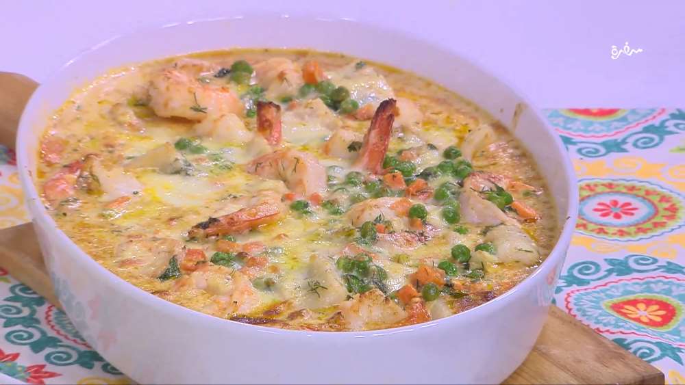 طاجن سي فوود بالكريمة