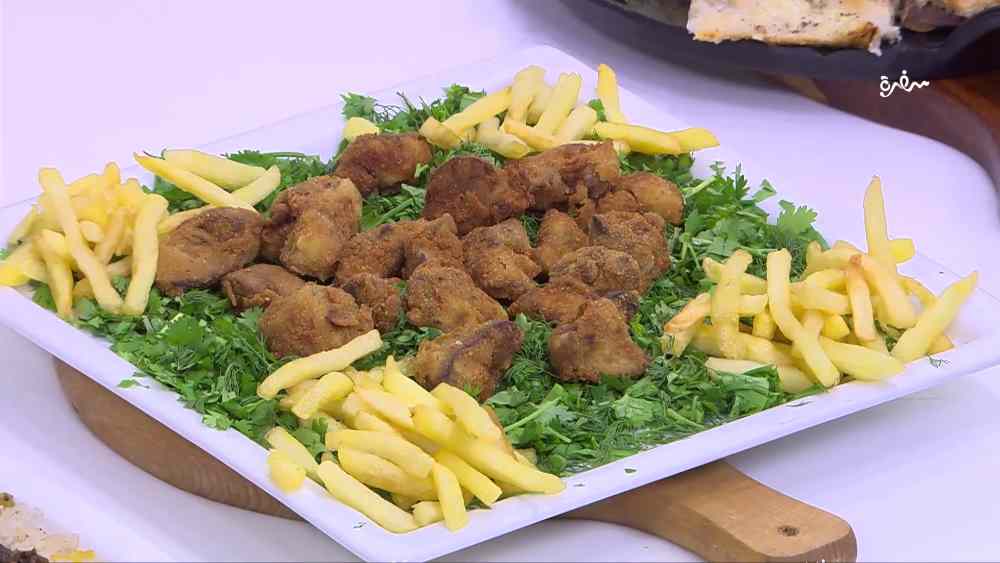 كبدة دجاج بانيه