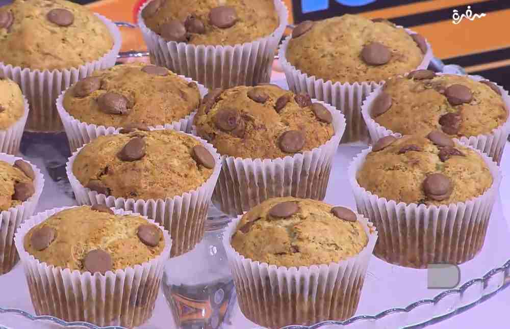 كب كيك الموز