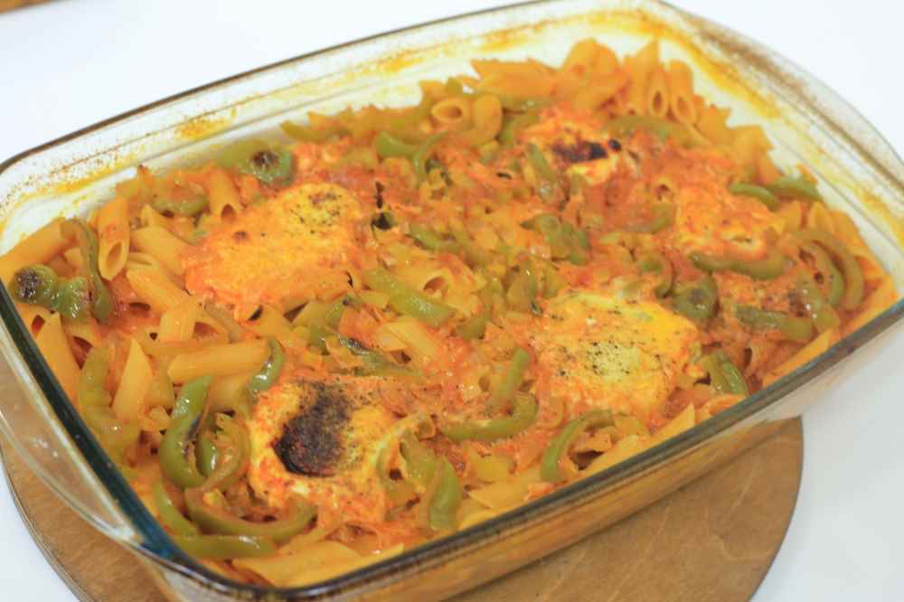 مكرونة بالبصل