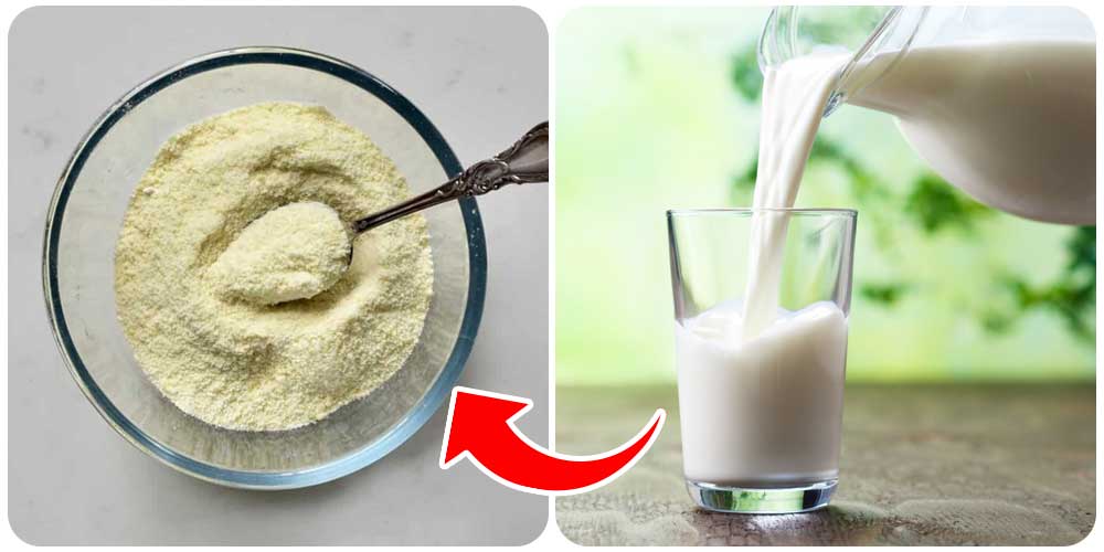 طريقة عمل اللبن البودرة