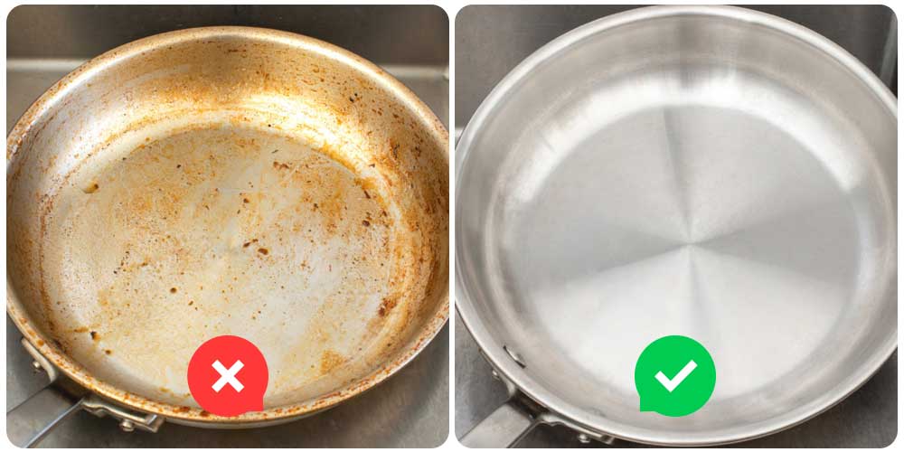 حماية الأواني من الاحتراق