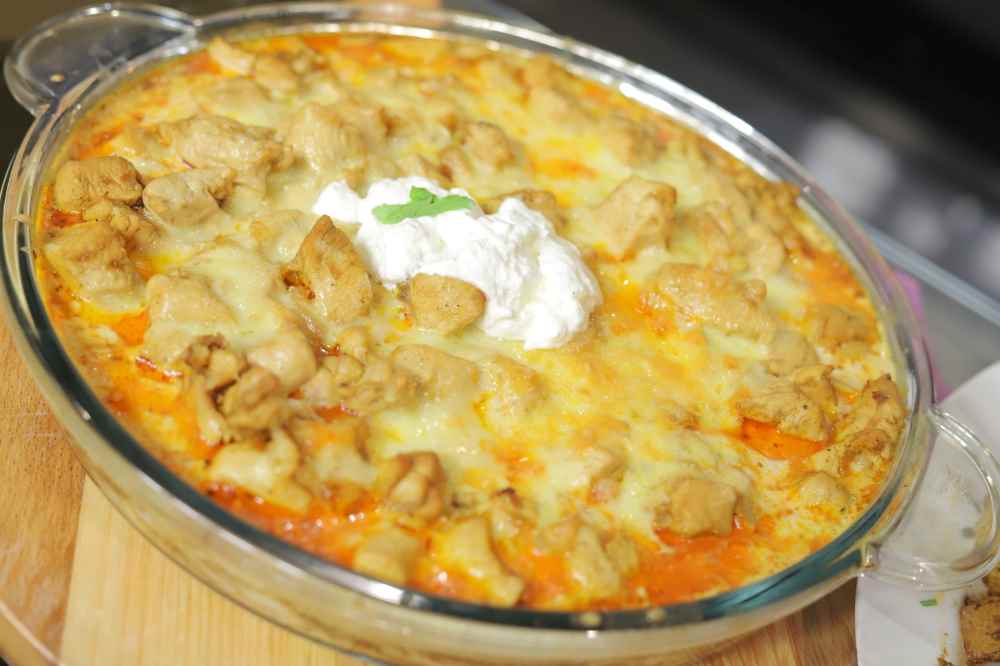 بطاطس رستو بالدجاج