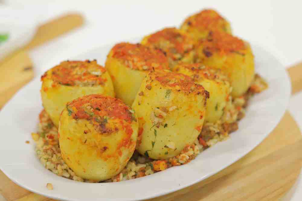 بطاطس محشية بالأرز