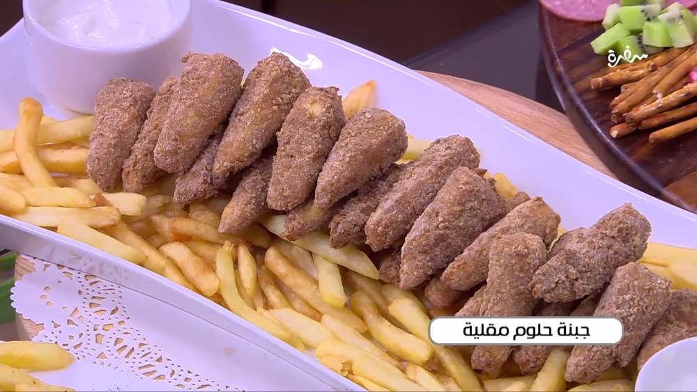 جبنة حلوم مقلية