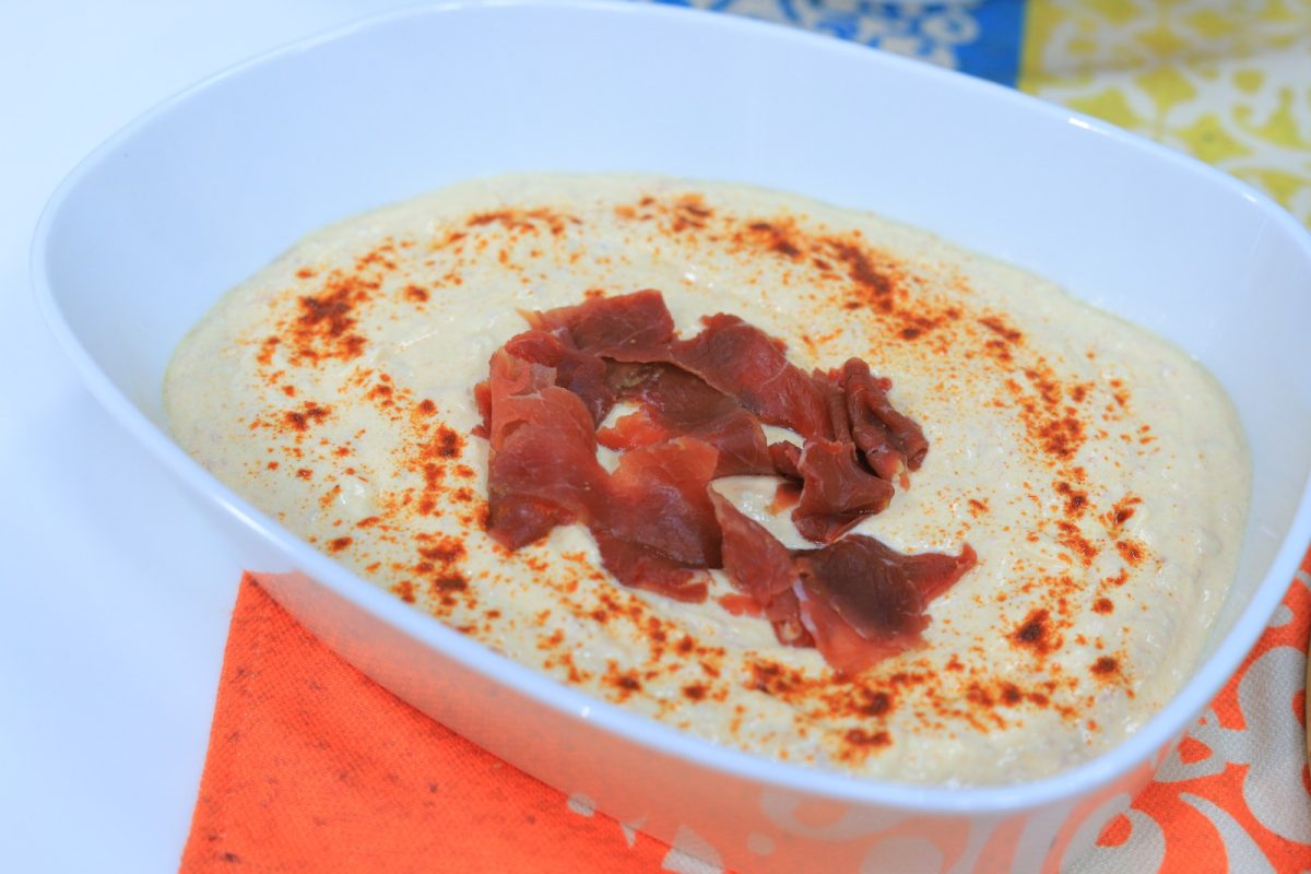 جبنة كريمي بالبسطرمة