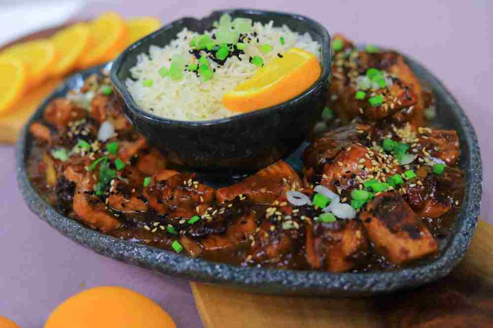 دجاج بالبرتقال