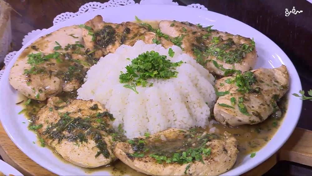 دجاج بالزبدة و الثوم