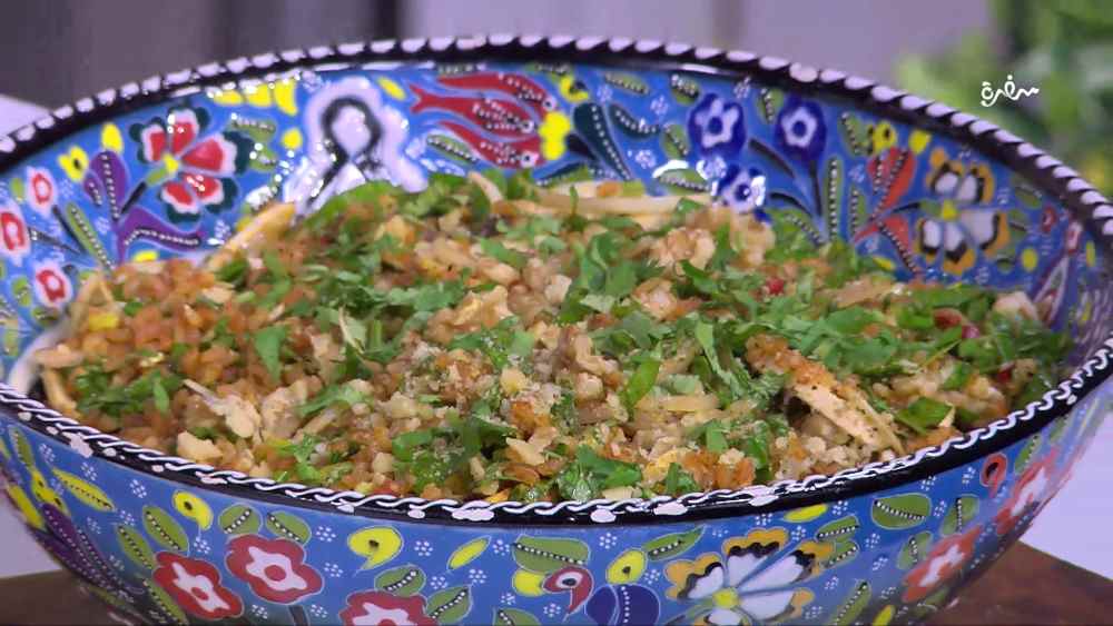 سلطة الأرز الكريسبي