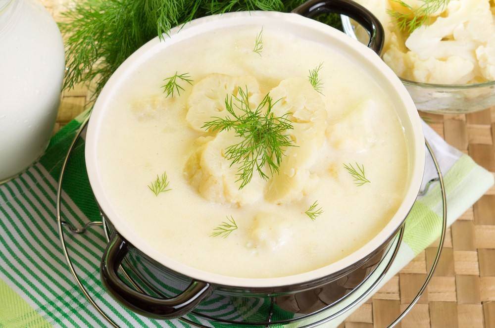 شوربة القرنبيط بالكريمة