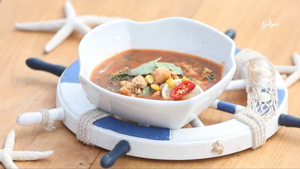 شوربة سمك حمراء