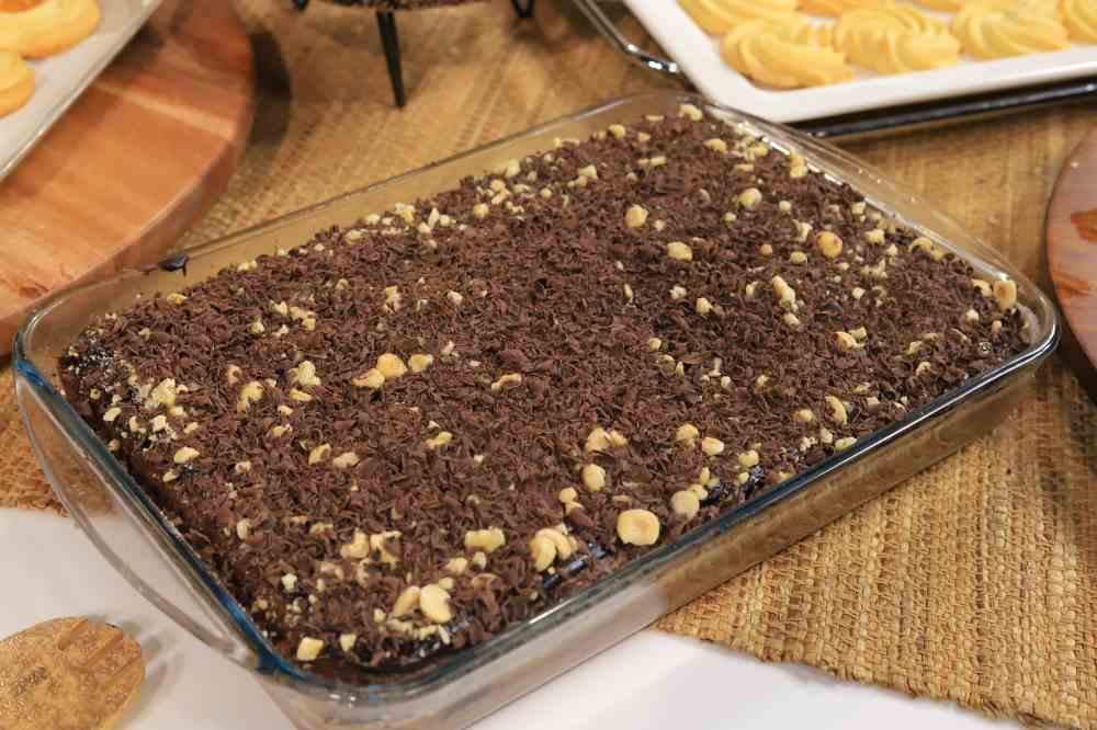 كيكة الشوكولاتة بصوص القهوة