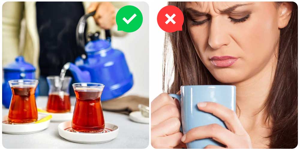 عادات تفسد مذاق الشاي