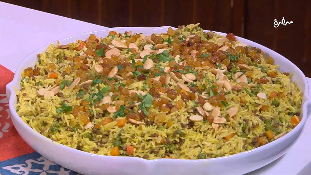 أرز باللحمة المفرومة