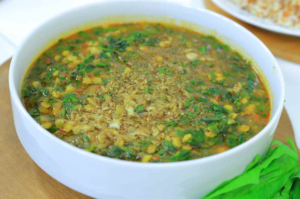 سبانخ مطبوخة