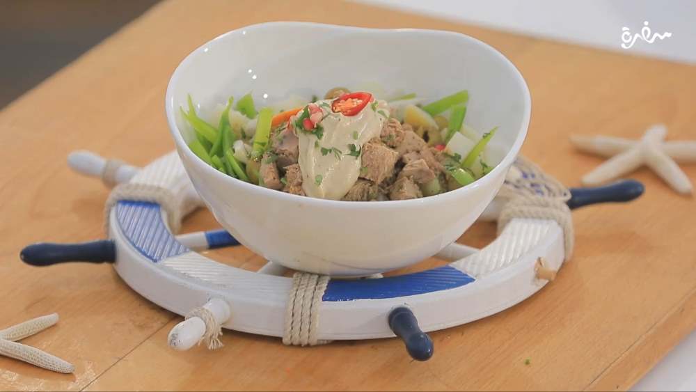 سلطة تونة بالبطاطس