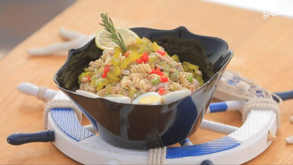 سلطة مكرونة بالتونة