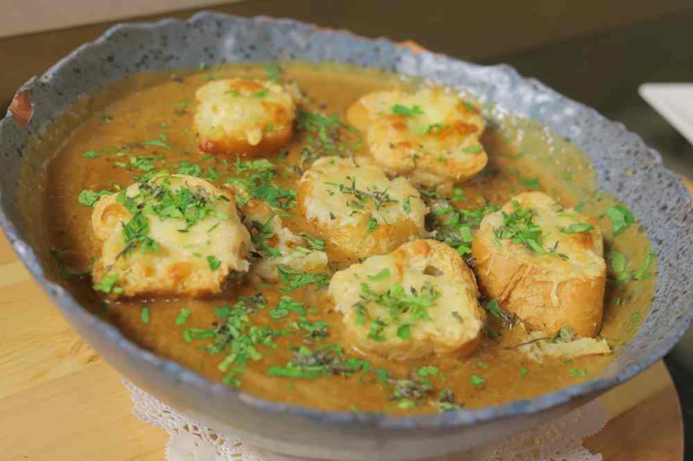 شوربة البصل الفرنسية