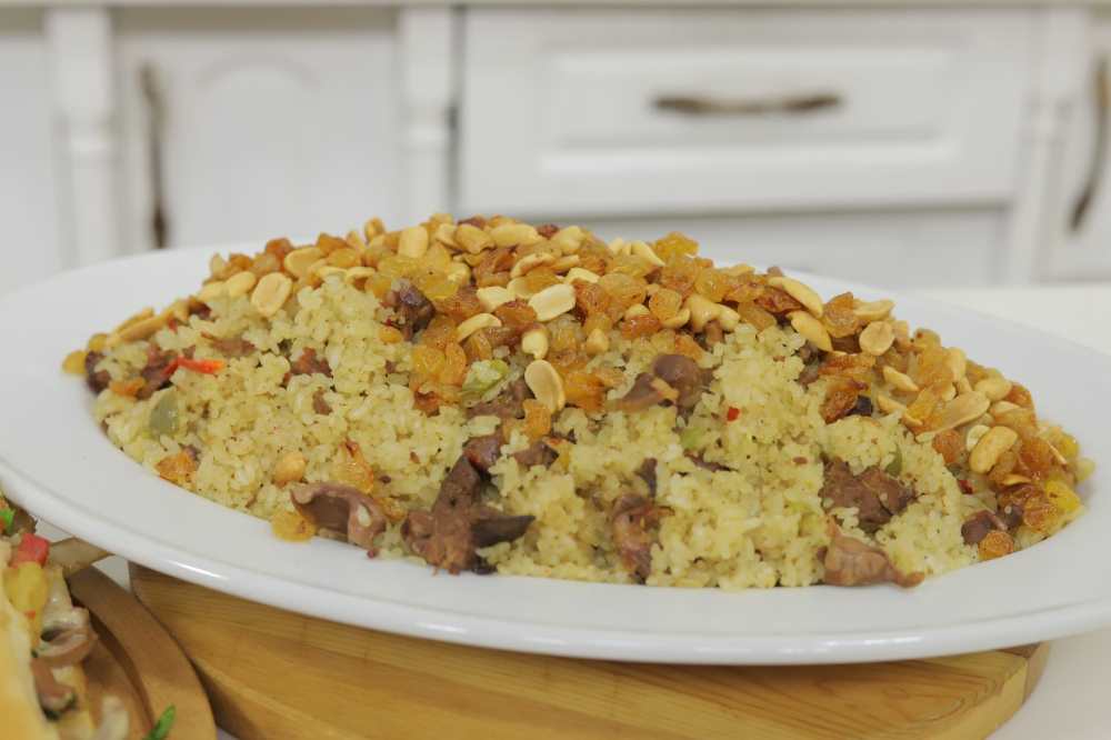 أرز بالكبد والقوانص