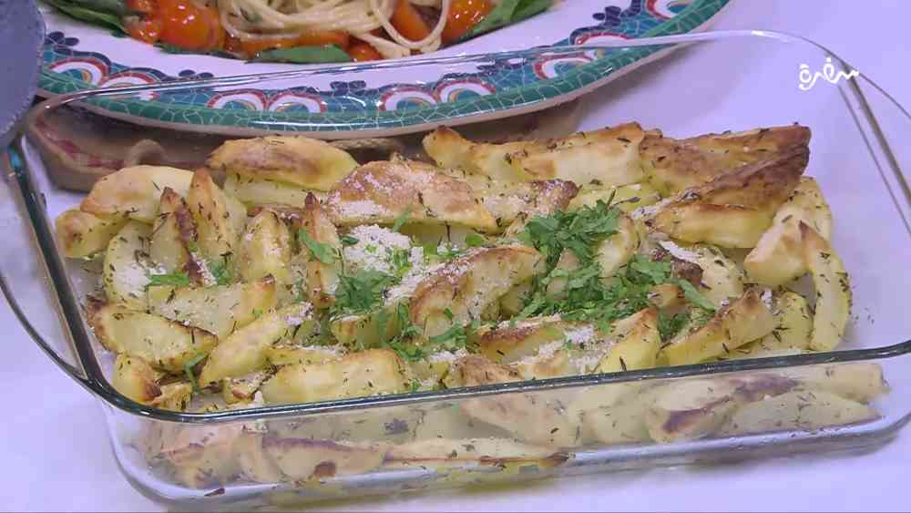 بطاطس مخبوزة بالأوريجانو