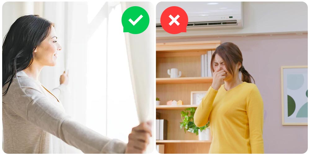 تهوية المنزل في الشتاء