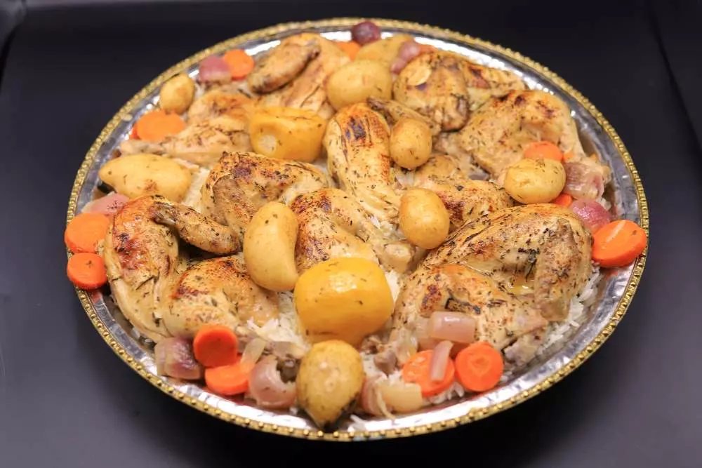 دجاج بالزبدة والليمون