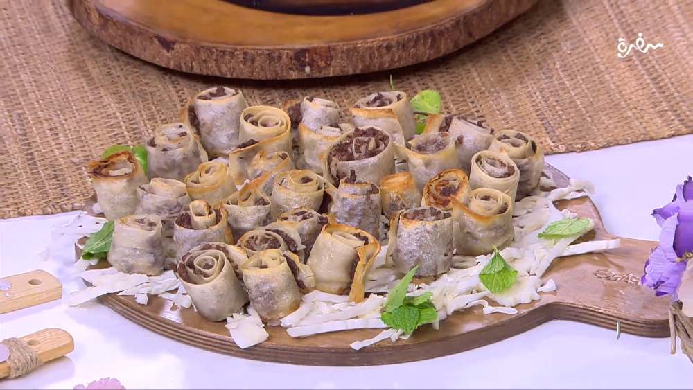 رول السمبوسك باللحم المكسيكي