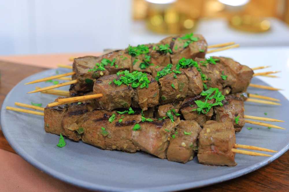 شيش كبدة بقري