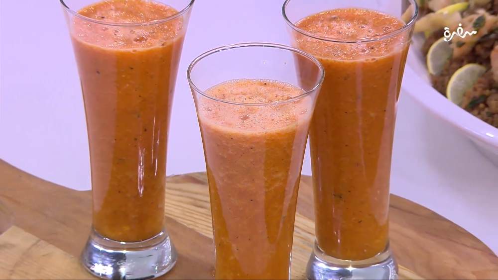 عصير جزر بالبرتقال