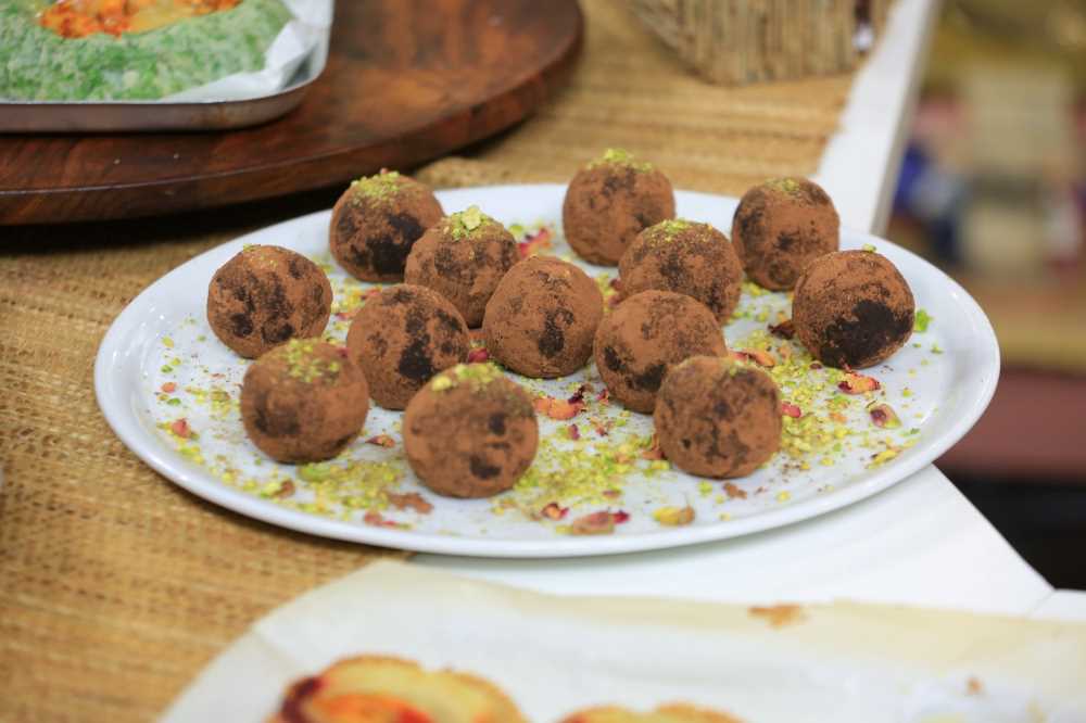 كرات الشوكولاتة والقهوة