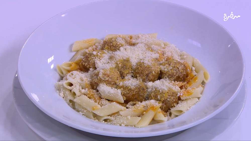 مكرونة بكرات اللحمة