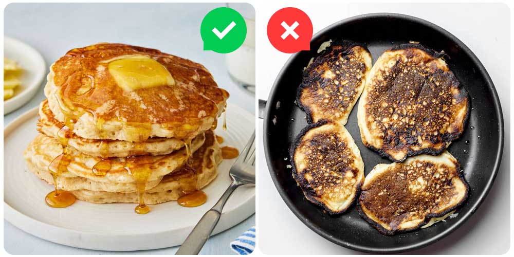 أسباب فشل البان كيك