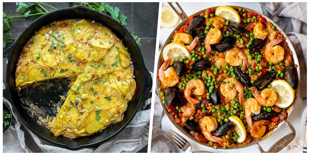 أشهر الأكلات الإسبانية