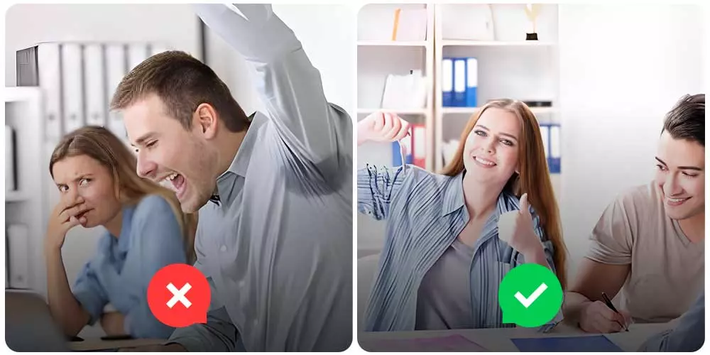 التخلص من رائحة العرق