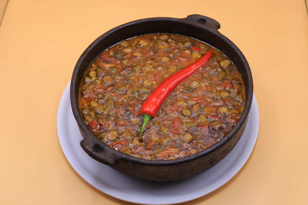 بامية بالجمبري