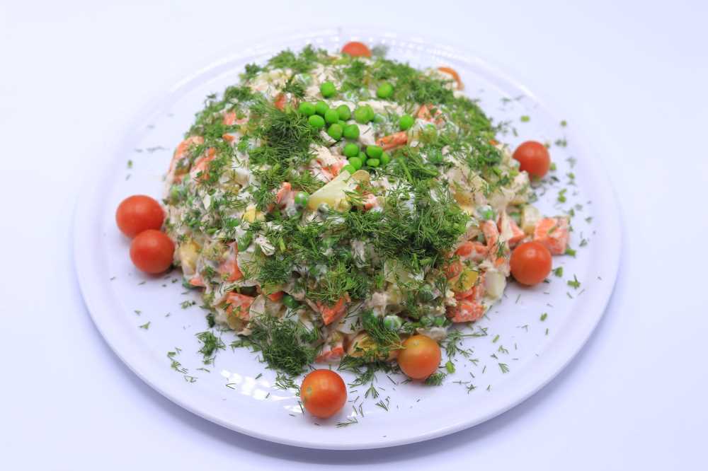 سلطة الدجاج بالخضار