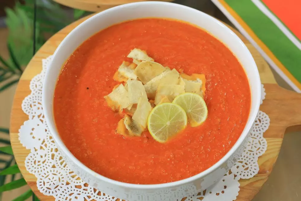 شوربة الخضار المشوي