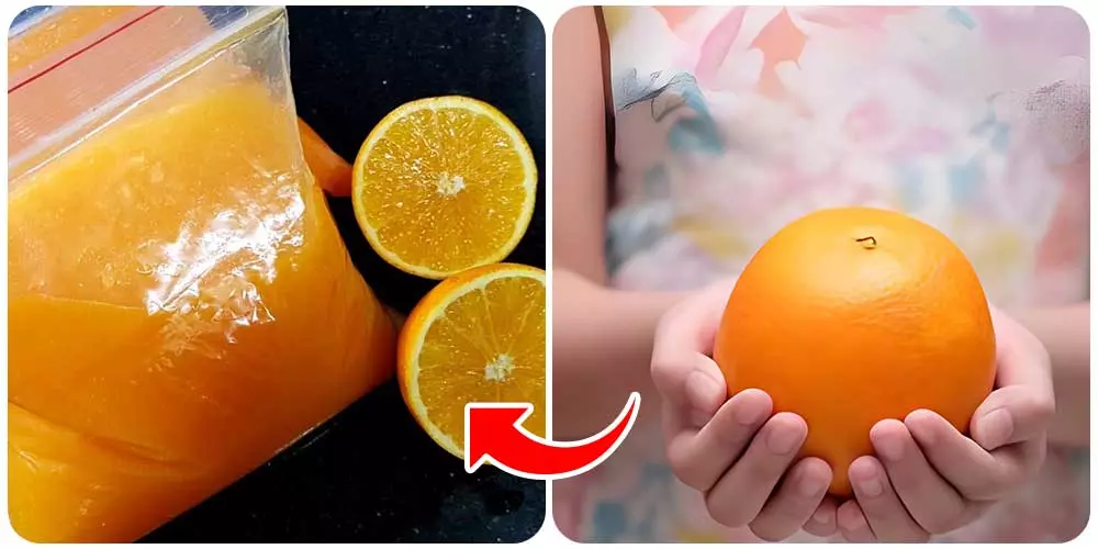 طريقة تخزين البرتقال