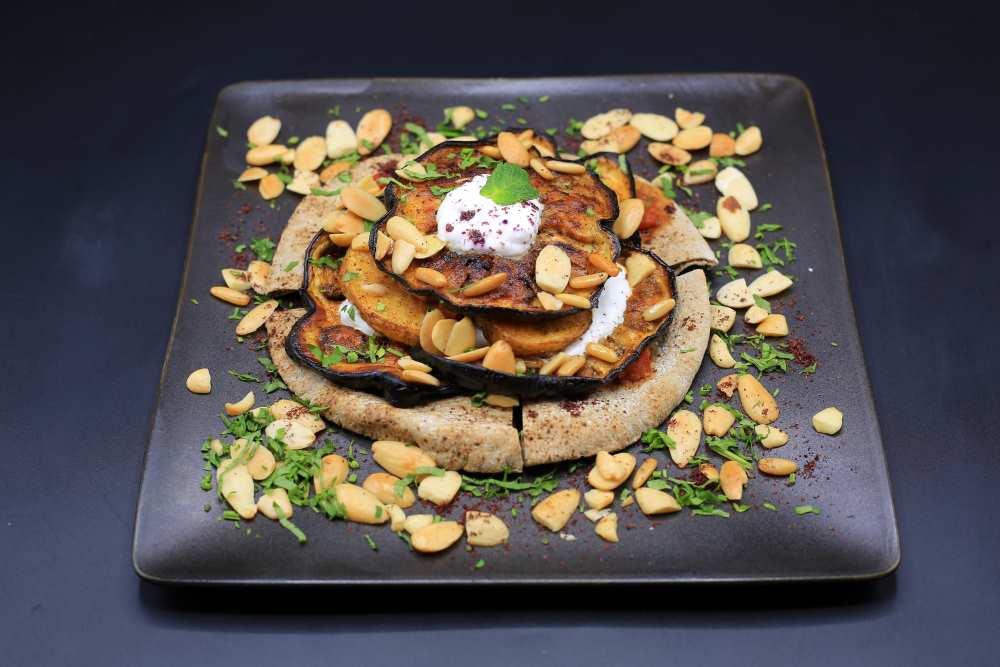 فتة باذنجان